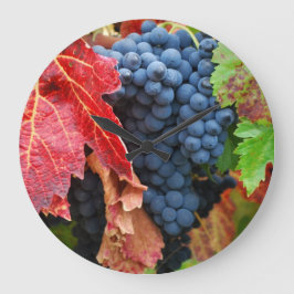 Sonoma im Fall Große Wanduhr