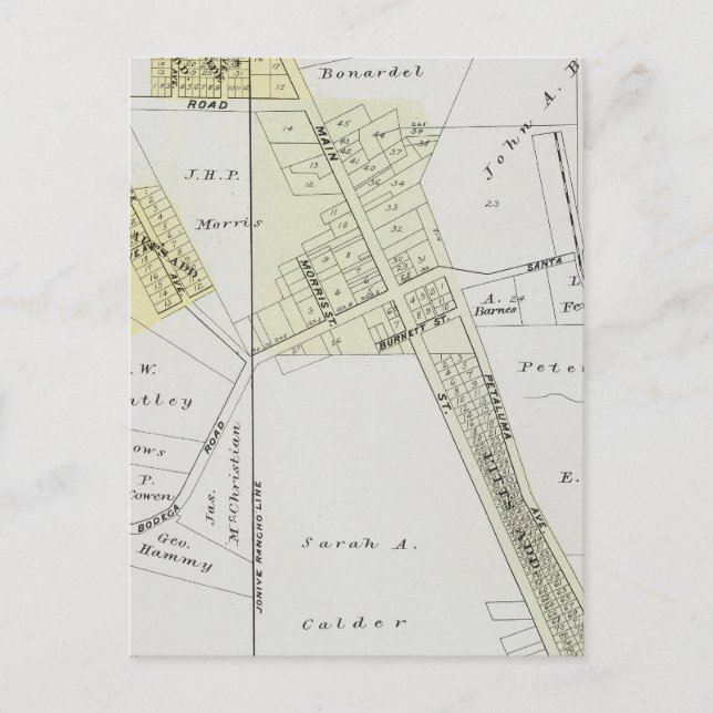 Sonoma-Landkreis, Kalifornien 12 Postkarte (Vorderseite)