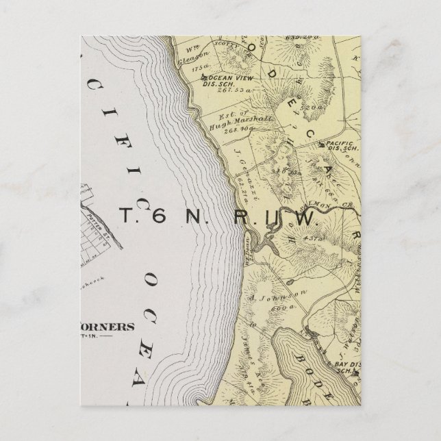 Sonoma-Landkreis, Kalifornien 14 Postkarte (Vorderseite)