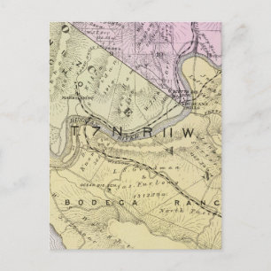 Sonoma Landkreis, Kalifornien 8 Postkarte