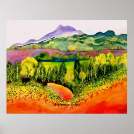 Sonoma Landkreis Vineyard Poster
