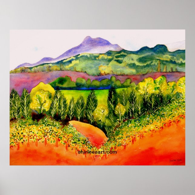 Sonoma Landkreis Vineyard Poster (Vorne)