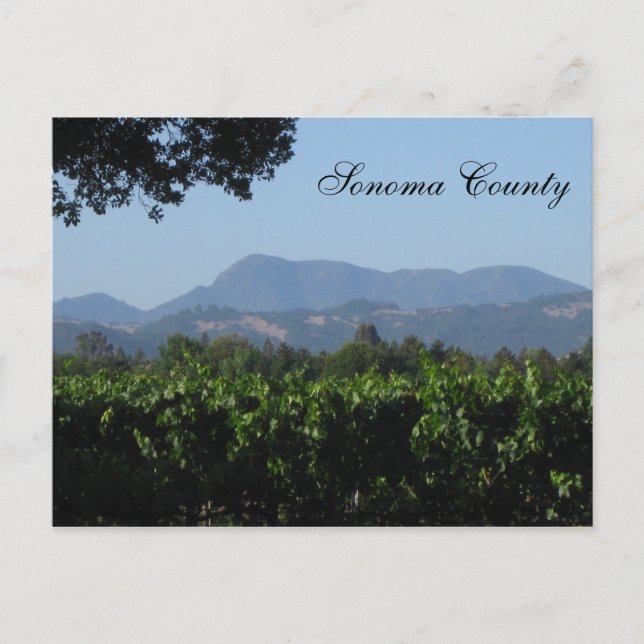 Sonoma Landscape ! Postkarte (Vorderseite)