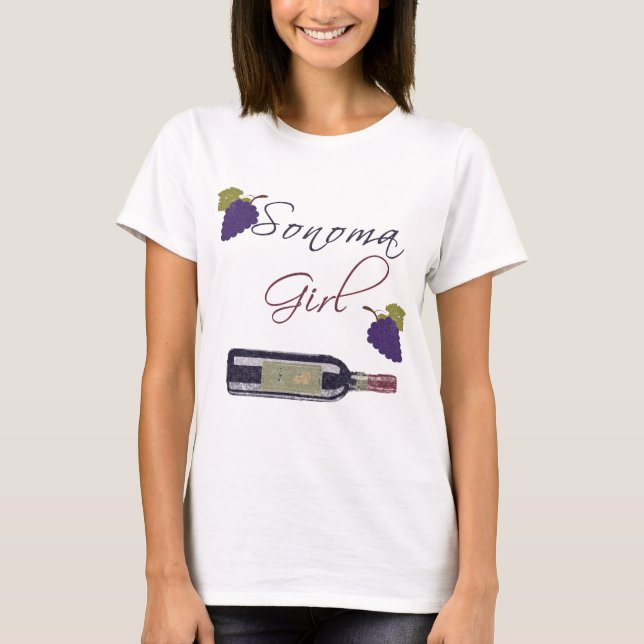 Sonoma-Mädchen T-Shirt (Vorderseite)