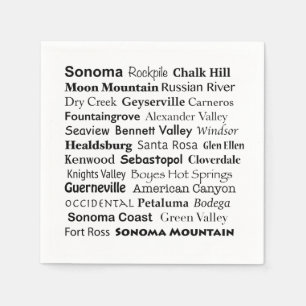 Sonoma Wine Country Napkins Serviette