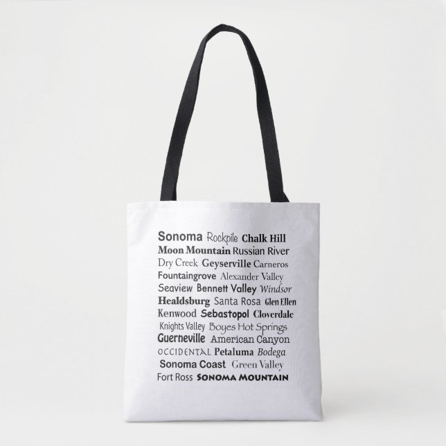 Sonoma Wine Country Tasche (Vorderseite)