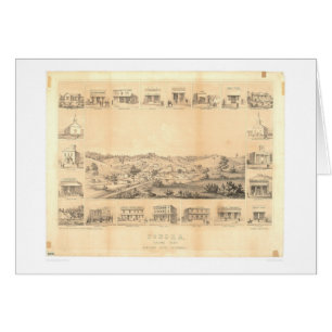 Sonora, carte panoramique 1854 (1647A) de CA - non