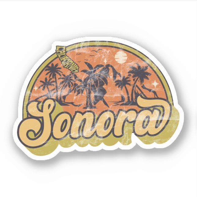 Sonora, Kalifornien Aufkleber (Vorderseite)