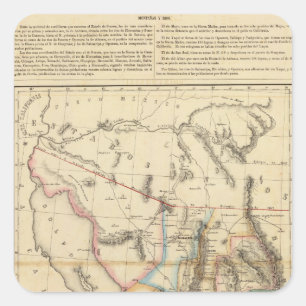 Sonora, Mexiko Quadratischer Aufkleber