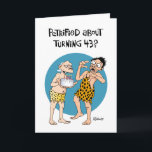Sons 43. Geburtstag Karte<br><div class="desc">Funny 43. Geburtstagskarte für einen Sohn, der 43 Jahre alt wird</div>