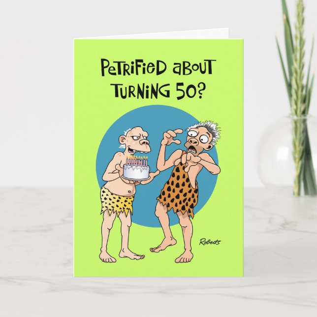 Sons 50. Geburtstag Karte (Vorderseite)