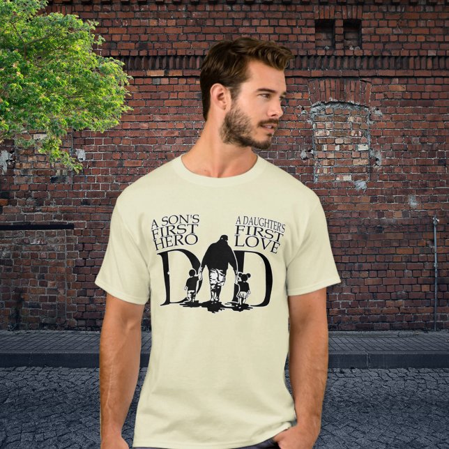 Son's & Daughter's First Held - VATER T-Shirt (Von Creator hochgeladen)