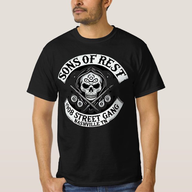 SONS OF ERHOLUNG 🔪 Nashville TN C. 1908 Street Ga T-Shirt (Vorderseite)