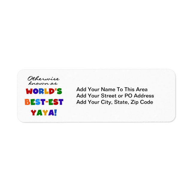 Sonst die bekanntesten Yaya-T - Shirt und Geschenk (Vorne)