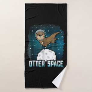 Sonstiger Platz   Funny Otter Space Animal Badehandtuch