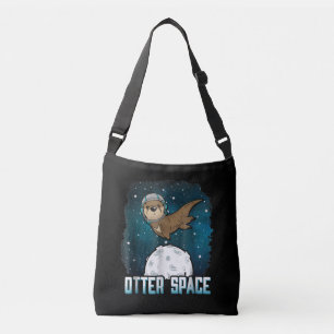 Sonstiger Platz   Funny Otter Space Animal Tragetaschen Mit Langen Trägern