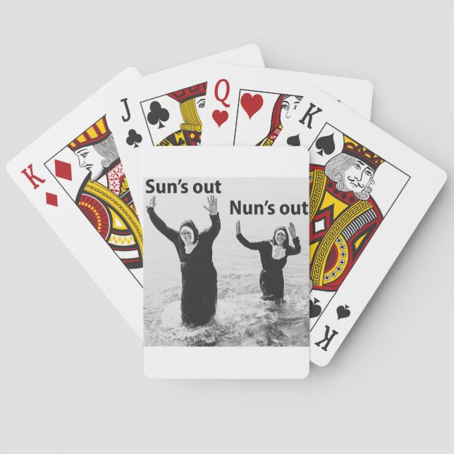 Sonuns aus Nonnen raus Spielkarten (Rückseite)