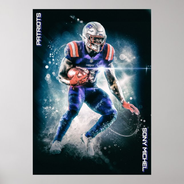 Sony Michel Poster (Vorne)