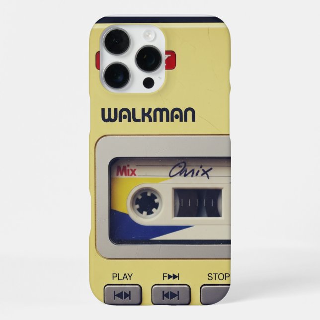 Sony Walkman iPhone 16 Pro Max Hülle (Rückseite)