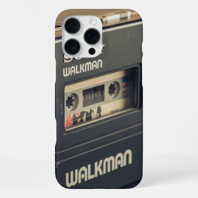Sony Walkman iPhone 16 Pro Max Hülle (Rückseite)