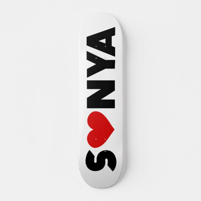 Sonya Liebe Skateboard (Vorne)