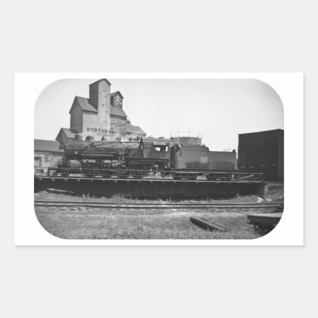 Soo Line Motor in Manitowoc Rechteckiger Aufkleber (Vorderseite)