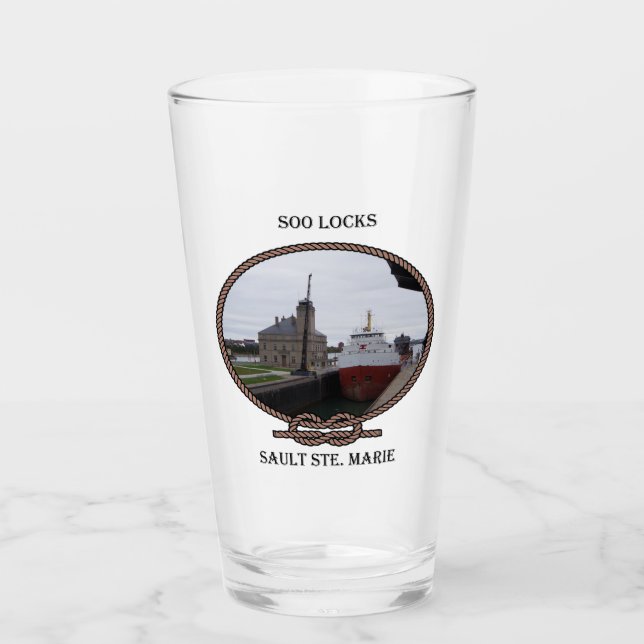 Soo Locks Seilglas Glas (Vorderseite)