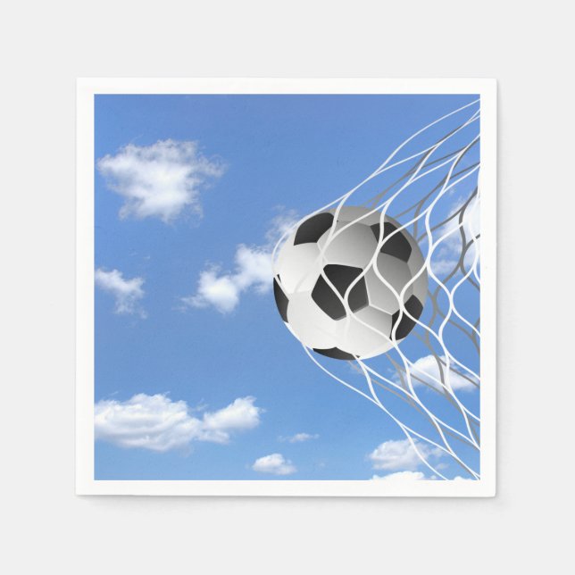 Sooer Ball im Netz Serviette (Vorderseite)