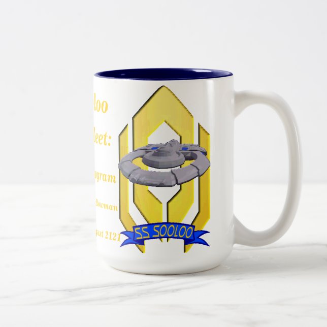 Sooloo Hot Beverage-Tasse Zweifarbige Tasse (Rechts)