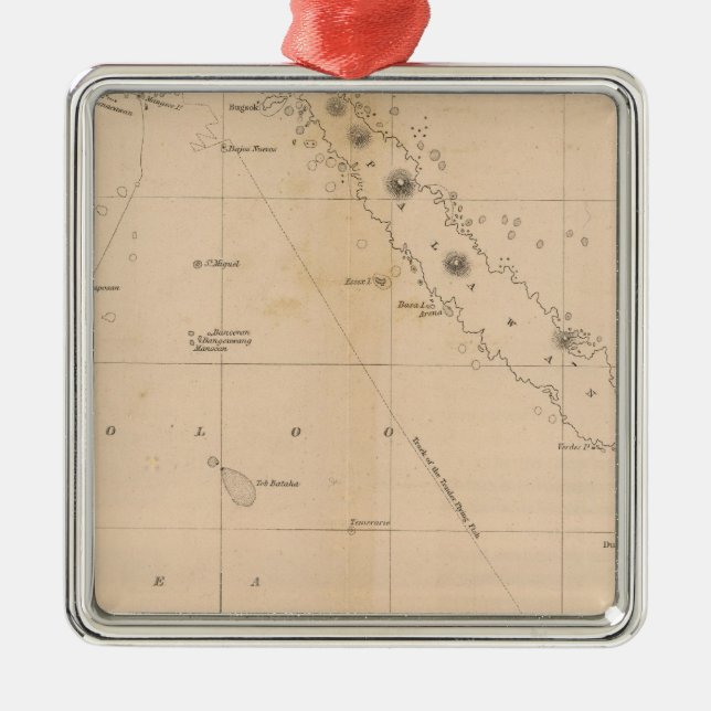 Soolosee, Archipel, Philippinen Silbernes Ornament (Vorne)