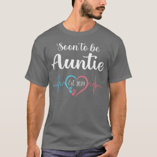 Soon to be Auntie 2023 First Time Mom Pregnancy T-Shirt