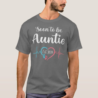 Soon to be Auntie 2023 First Time Mom Pregnancy T-Shirt