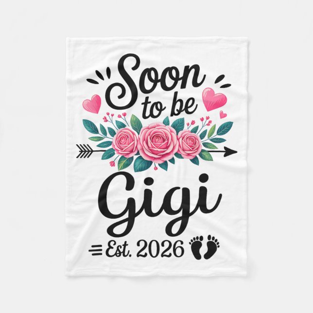 Soon To Be Gigi 2026 Announcement Promoted To Gigi Fleecedecke (Vorderseite)