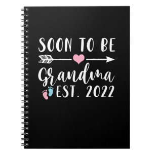 Soon To Be Grandma 2022 Mother's Day Notizblock