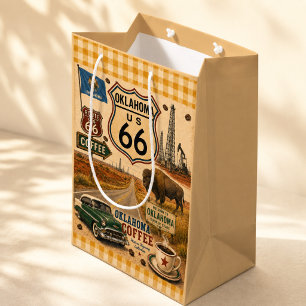 Sooner State Highway 66 Buffalo Wrap Mittlere Geschenktüte