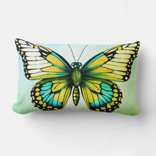 "Soothing Dreams with a Butterfly Touch" "Elegance Lendenkissen