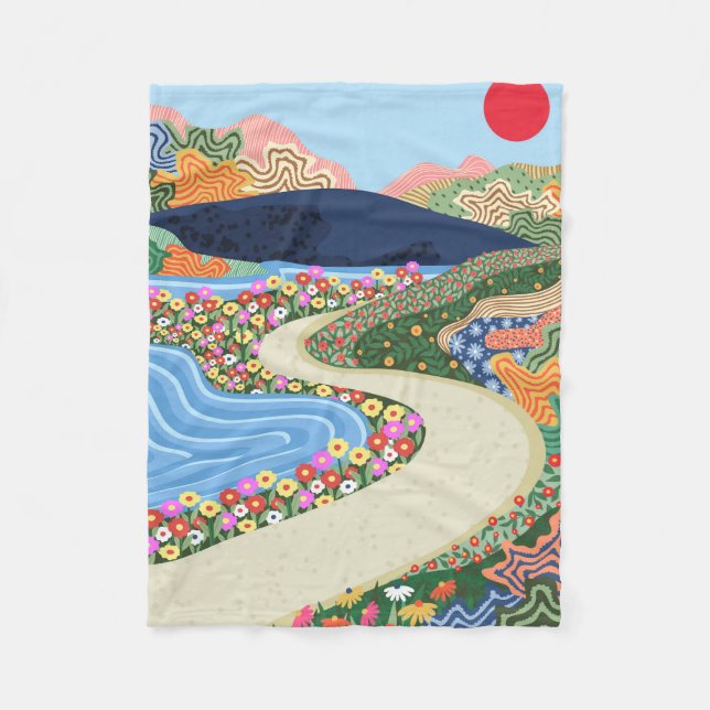 Soothing Horizon Fleecedecke (Vorderseite)