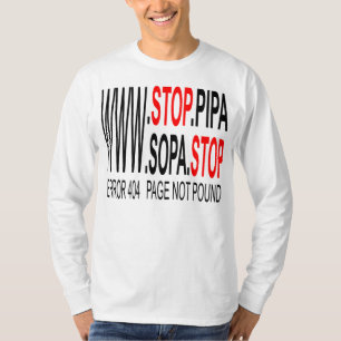 SOPA & PIPA T - Shirt stoppen