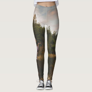 Sophia au coucher du soleil Leggings de yoga
