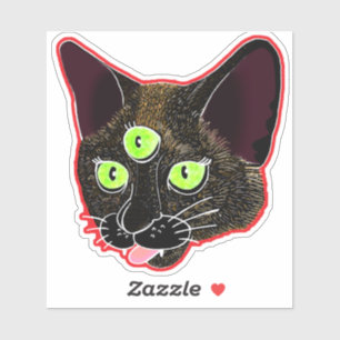 Sophia die psychische Kitty Aufkleber