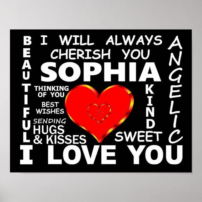 Sophia I Liebe You Poster (Vorne)