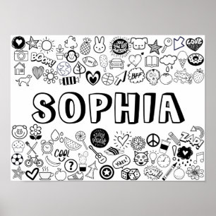 "SOPHIA" - Kontur-Design Poster