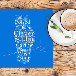 Sophia Name Cloud angepasstes Poster