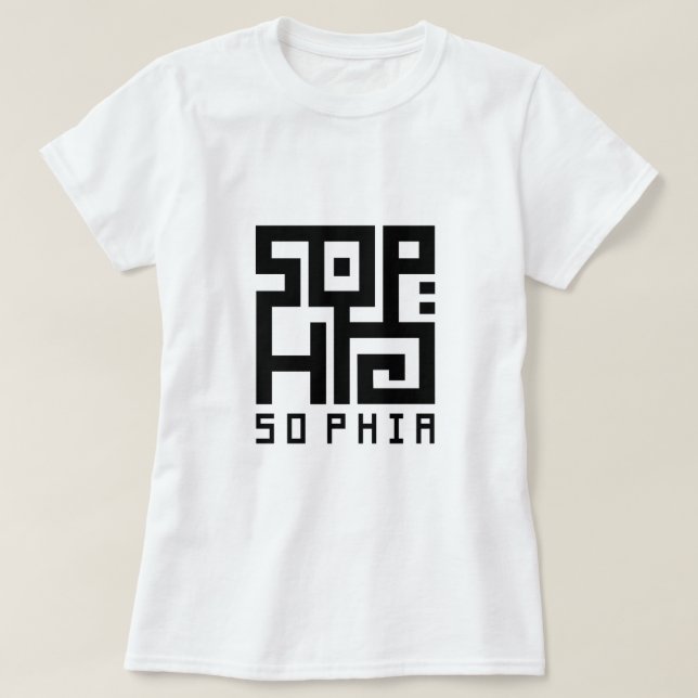 Sophia "Sabiduría" T-Shirt (Design vorne)
