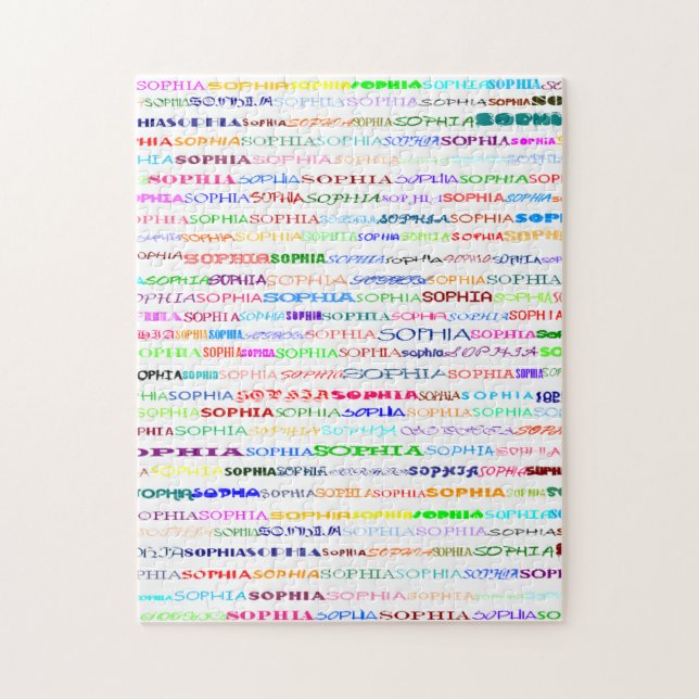 Sophia Text Design II Puzzle (Vertikal)