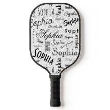 Sophia Typografie Schwarz-weiß