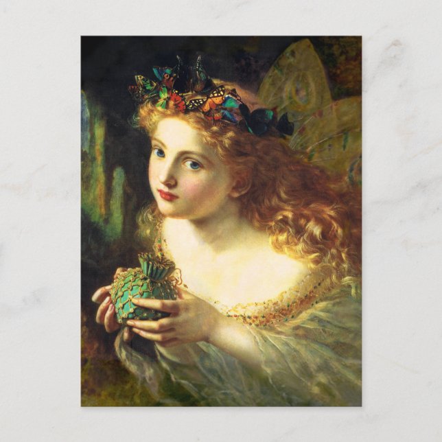 Sophie Anderson Fairy Postcard Postkarte (Vorderseite)