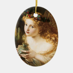 Sophie Andersons "Nimm das Gesicht der Frau" Keramikornament