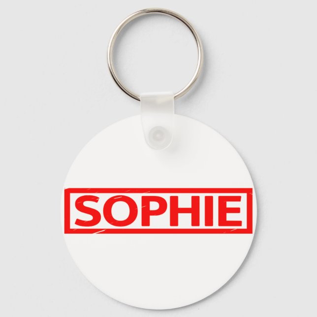 Sophie Briefmarke Schlüsselanhänger (Vorderseite)