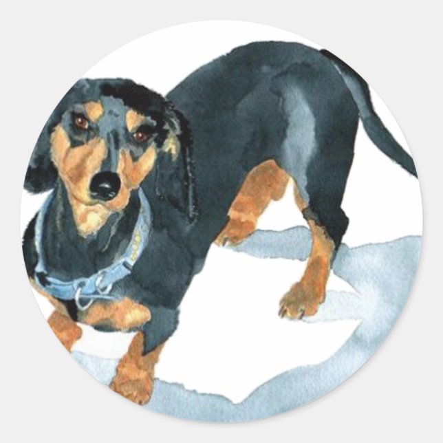 Sophie die Dackel Stickers (Vorderseite)